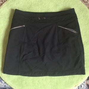 Athleta Black Mini Skort